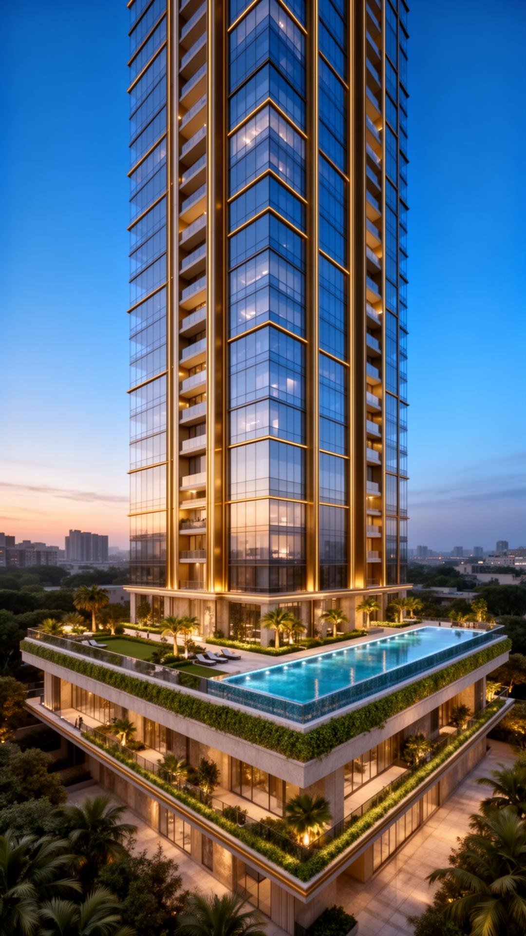 Premium high-rise tower at Tata Realty Ghansoli
